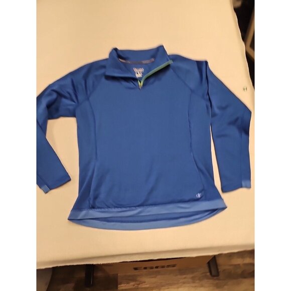 Champion Performance Duofold Warm Control Women's XL Quarter Zip Running pockets - Picture 1 of 7